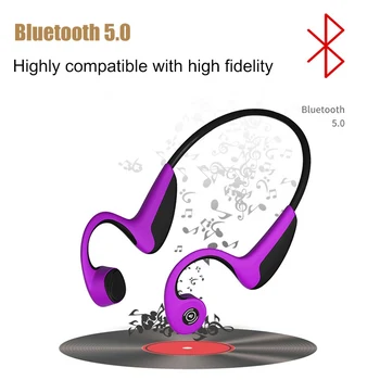 

Waterproof Bluetooth 5.0 Open Ear Wireless Earphones For Running, Sports, Fitness Bone Conduction Headphones