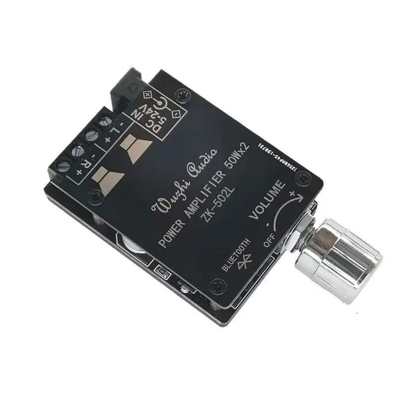ZK 502L MINI 5 0 Bluetooth усилитель платы беспроводной аудио цифровой мощности 2x50 Вт