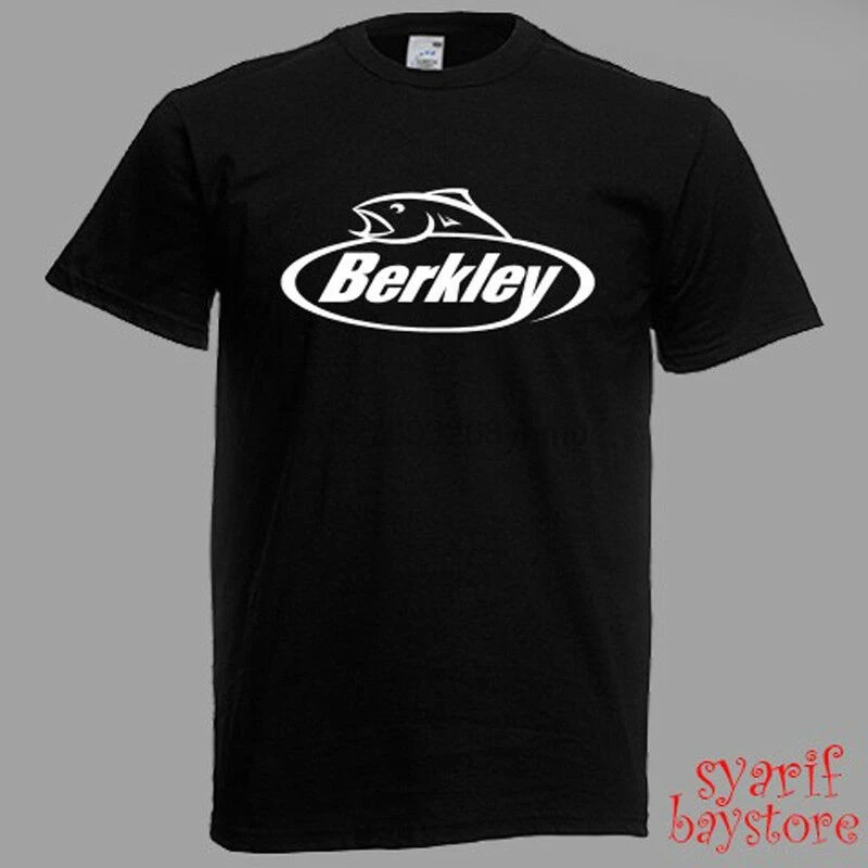 Berkley Fishing Fish Logo Men Black T Shirt Size S M L XL 2XL 3XLTShirts AliExpress