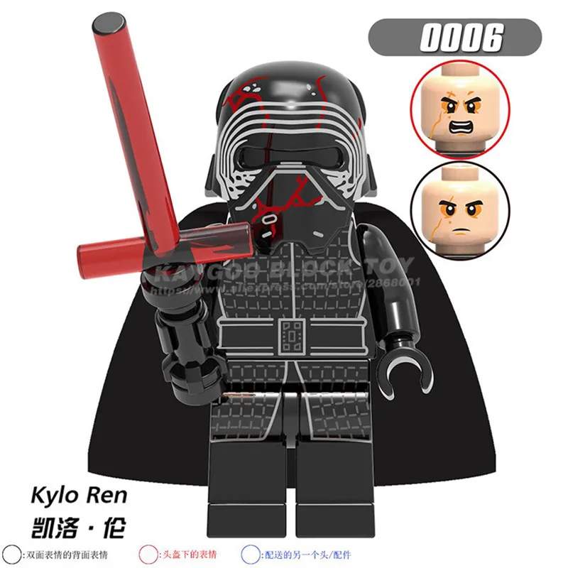 Строительные блоки новые Звездные войны Clone Sith troopers Legoed армейский военный Rey Kylo Ren
