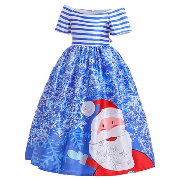 BBSMLIN Disfraz Navidad Bebe Ni/ña Estampado de Ciervo Tul Vestido Casual Ropa de Conjunto