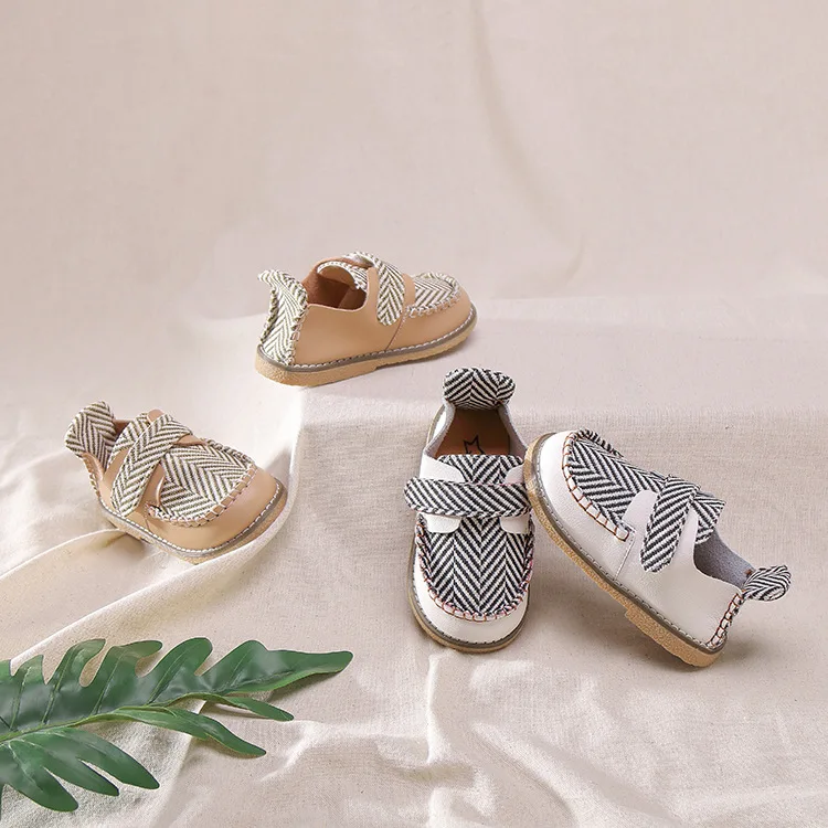 Spring Kids Leather Shoes Baby Girls Boat Shoes Children Brand Casual Shoes Boys Slip On Flats Toddler White Loafers Moccasin