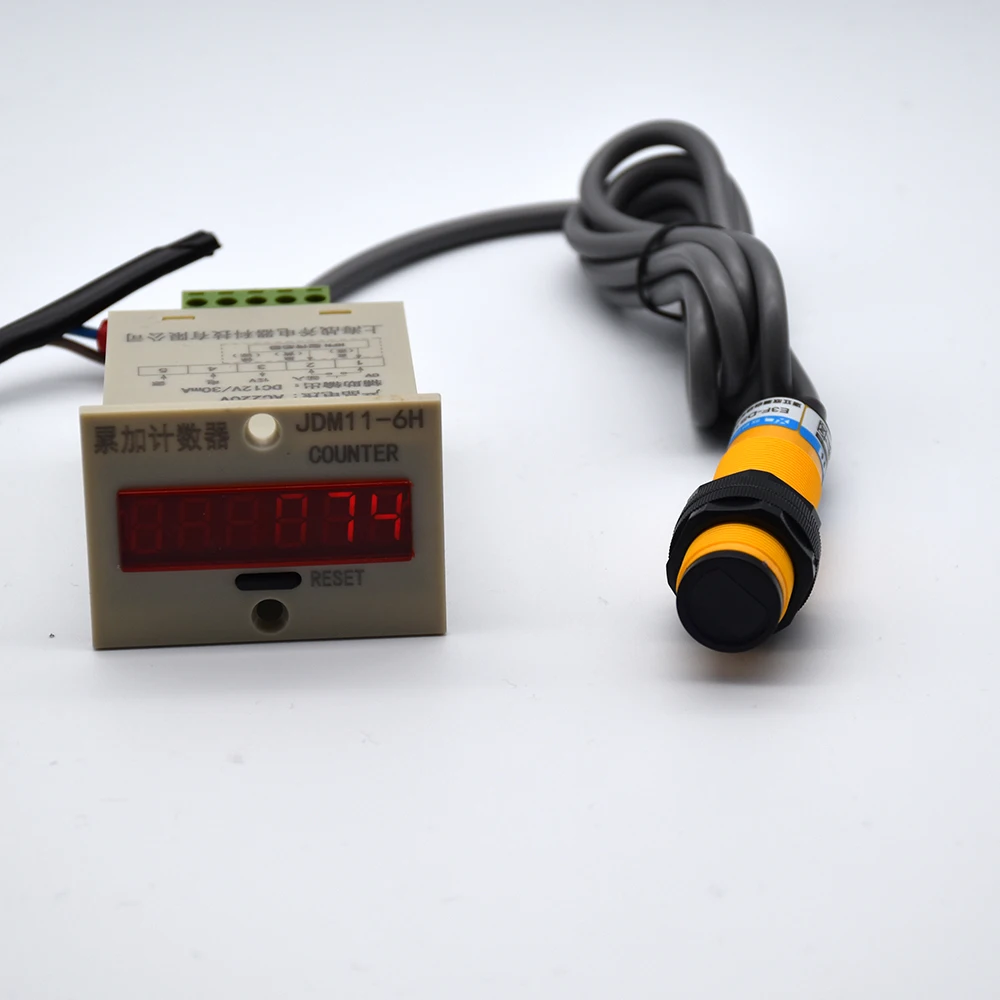 display  ultra small 6-digit Digit Display Electronic Counter AC / DC 100V ~ 240V DC24V DC12V replacing jdm11-6h/5