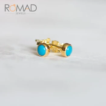

Romad Fashion Simple Tiny Stud Earrings S925 Sterling Silver Earrings Ear Jewelry Female Gift