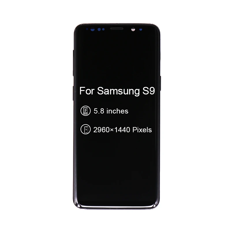 Супер AMOLED lcd для SAMSUNG Galaxy S9 lcd сенсорный экран дигитайзер с рамкой для Galaxy G960 lcd Новинка