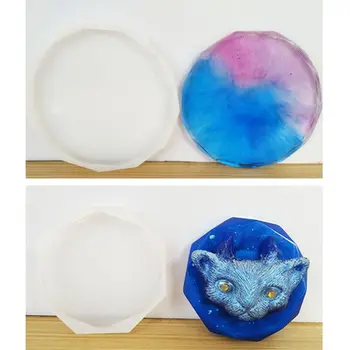 

2Pcs DIY Cup Mat Silicone Mold Epoxy UV Resin Molds Coaster Base Jewelry Making Tools for Epoxy Resin UV Resin Jewelry