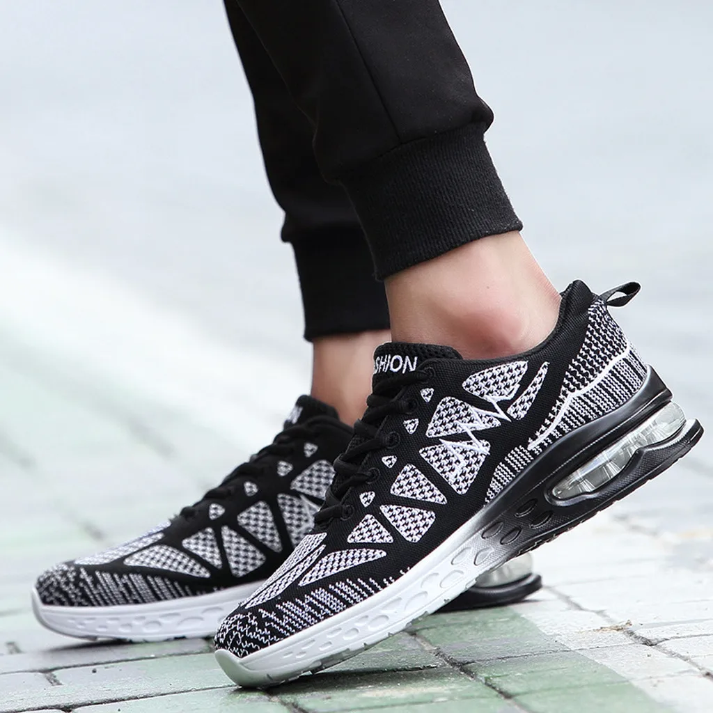 Zapatos de hombre; коллекция года; пара летающих трикотажных дышащих кроссовок; Мужская обувь для бега; обувь для прогулок; подходящие цвета; теннисные туфли для отдыха; masculino