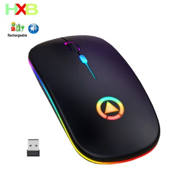 

RGB Wireless Vertical Ergonomic Mouse Rechargeable USB LED Silent 2.4G Optical Gaming Mause For Macbook PC Laptop Computer