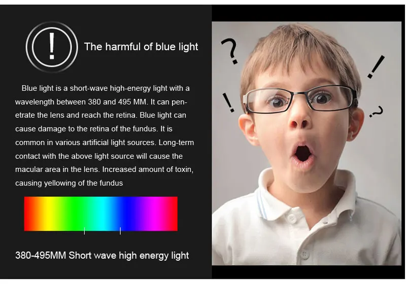 Очки детские антибликовые голубые световые оправа для установки линз по рецепту для детей мальчиков и девочек квадратные компьютерные блокирующие очки UV400