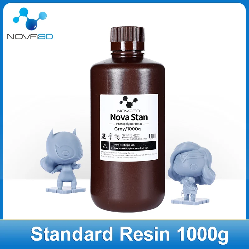 

NOVA3D 3D Printer Resin Impresora 3D Resina 405nm LCD UV Sensitive Resin 1L Liquid Printing Material Photosensitive Uv Resin