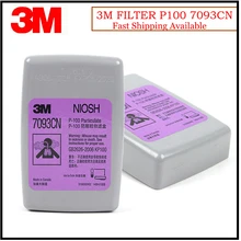 3M-filtro de cartucho de Gas 7093CN P100, protección contra partículas/PM0.3/humo de soldadura, apto para máscara 3M 6200/6800/7502