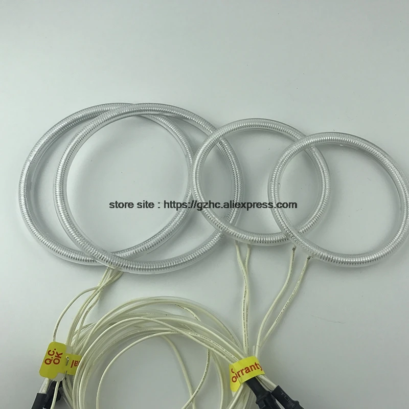 HochiTech для Fiat Albea 2005-2012 ультра яркий дневной свет DRL CCFL ангельские глазки демон глаза комплект Теплый Белый Halo Кольцо
