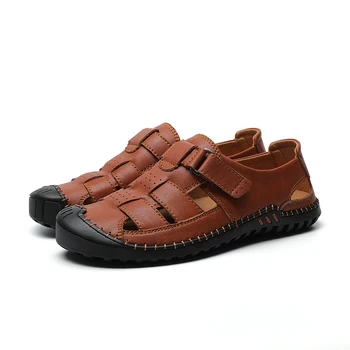 

comfort color slip sandles footwear 2018 slip-on minimalist scarpe new leather sandals anti masculino 39 slippers men sapato on