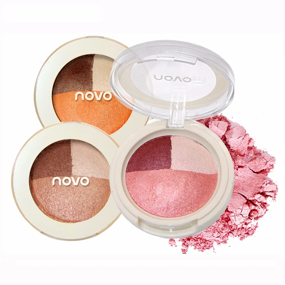 NOVO-Brand-Eye-Makeup-3-Color-Matte-Eyeshadow-Palette-Mineral-baked-eye-shadow-powder-2-usage