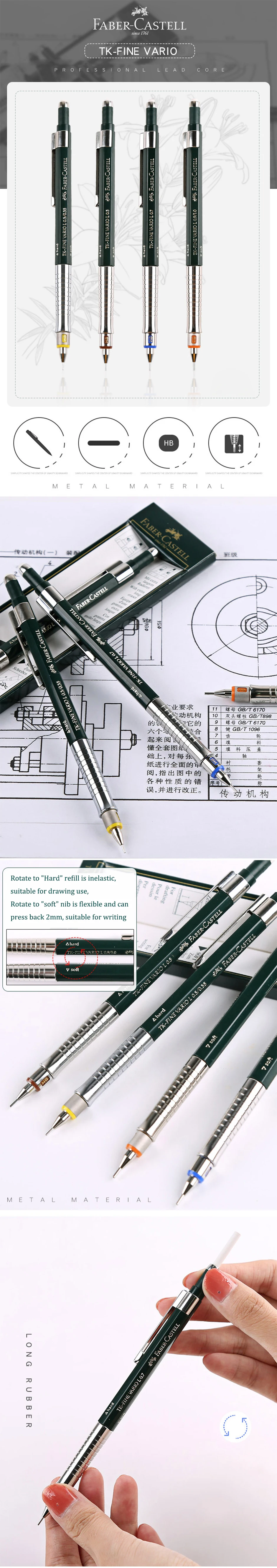 macio 0.35 0.5 0.7 1.0mm design gráfico artigos de papelaria