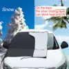 190T Universal Waterproof Car Covers Outdoor Dustproof Rain Snow Mirror Protection Half Cover For Hatchback Sedan SUV ► Photo 3/5