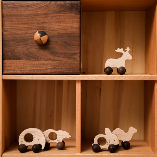 Baby Newborn Wooden Toys 1Pc Maple Wood Animals Cars Montessori Creative Educational Building Blocks Infant Teething Birth Gifts 4