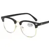 Metal Half Frame Reading Glasses Presbyopic Eyewear Male Female Far sight Glasses with strength +0.5 +0.75 +1.0 +1.25 To +4.0 2