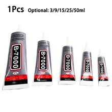 

1Pcs 3/9/15/25/50ml B-7000 Transparent Epoxy Resin Liquid Super Glue Adhesive Repair Mobile Screen Sealing Paste Home Supplies