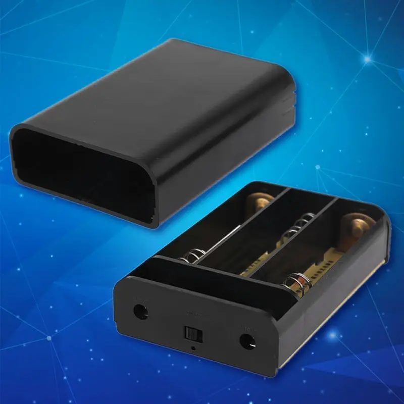 Power Bank Box USB DC 12V Output 3x 18650 Batteries UPS DIY Fit for Cellphone WiFi Router LED Light Rechargeable