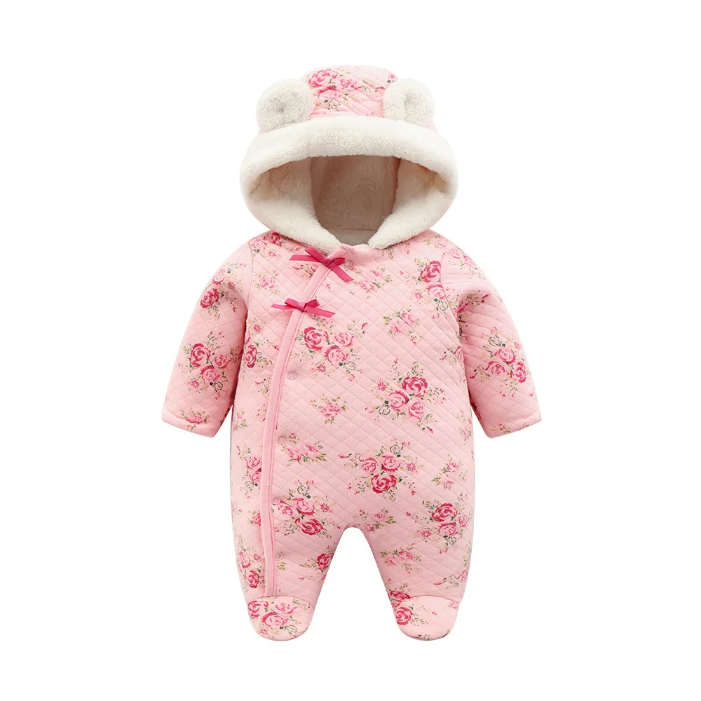 

Baby Clothes Onesie BABY'S FIRST Month Baptism Baby Princess Romper One Piece Crawling Clothes Thick