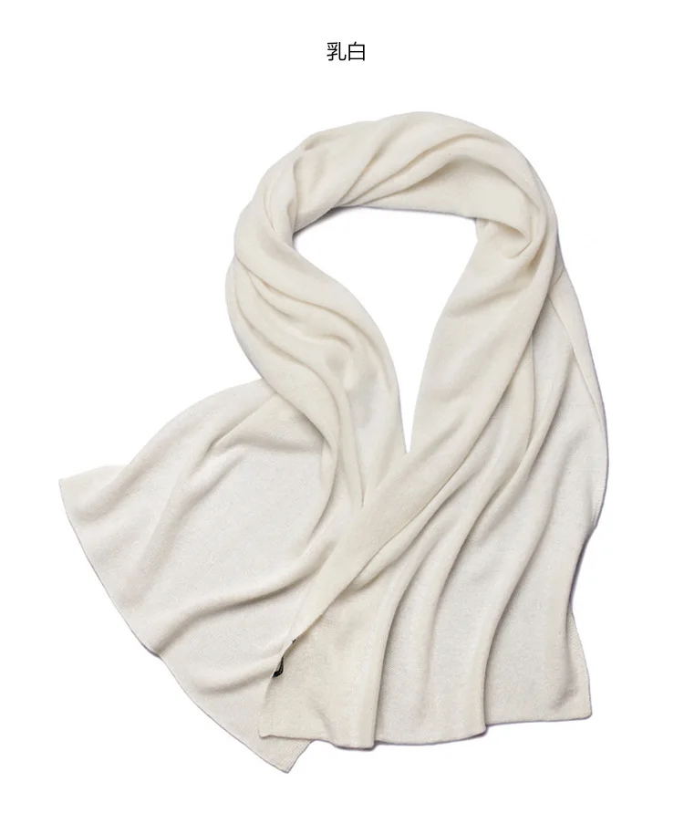 Кашемировый шарф, женский зимний теплый толстый модный вязаный шарф, мужские палантины, унисекс, роскошная шаль, накидка для дам, 55*200 см, 140 г