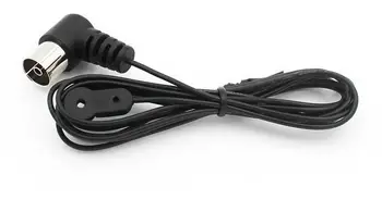 

50pcs Black FM Antenna 75Ohm UNBAL for Sound Natural Sound Stereo Receiver Antennas For FM Radio/Hi-Fi/DAB/ TV Indoor use