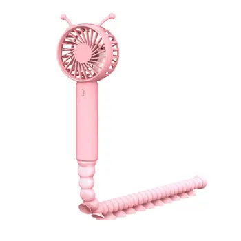 

Suction Cup Neck Fan USB Rechargeable 3 Speed Flexible Fan for Stroller Car Desk