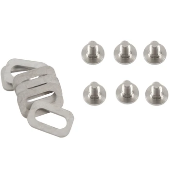 

ABZB-Titanium Bolts Spacers for LOOK KEO Road Bike Clipless Pedals Cleats