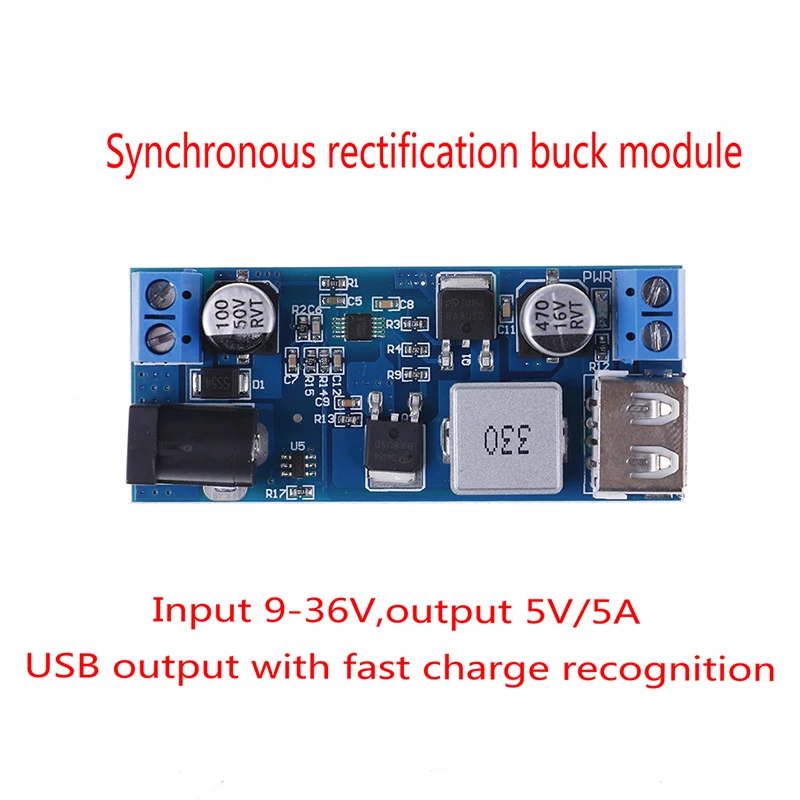 1PC 24V / 12V To 5V 5A Power Module DC-DC Step-down Power Supply Converter Hot Sale