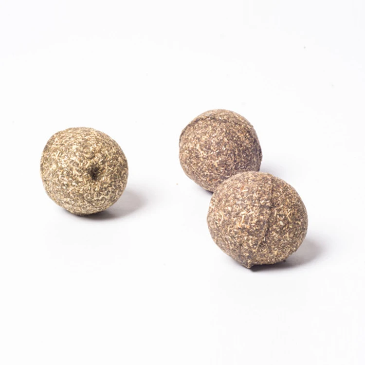 Popular Game Ball Cat Toy Coated With Herbal Cat Natural Mint Toy For Pet Kitten Pure Natural Wild Catnip Toys 3.2 cm