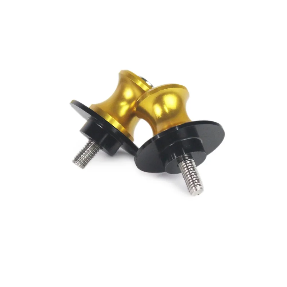 8mm gold Аксессуары для мотоциклов с ЧПУ, регулировочный кронштейн для цепи, винтовой рокер, катушка, слайдер для HONDA CB650R cb650r CBR650R CB 650R - Цвет: 8mm gold