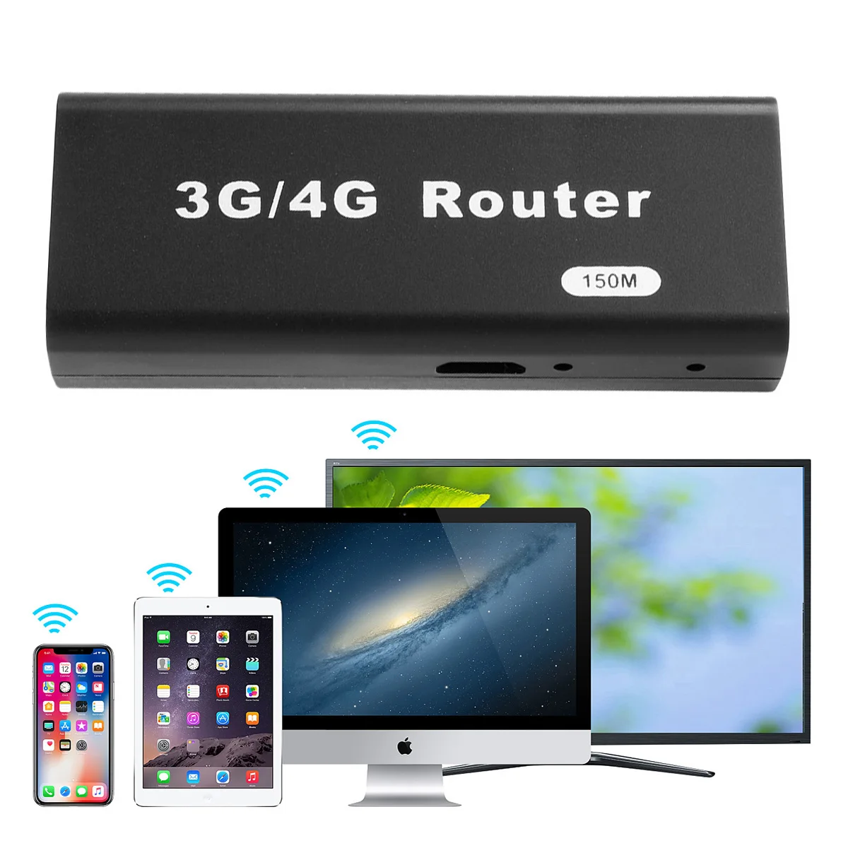 Мини-роутер SOONHUA 3G Wi-Fi RJ45 Беспроводные USB-роутеры портативный роутер 2412-2483 МГц с