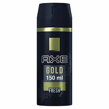 

Axe Gold Déodorant Homme, Pour Sentir Bon Toute la Journée, Contre les Mauvaises Odeurs, Spray 150ml