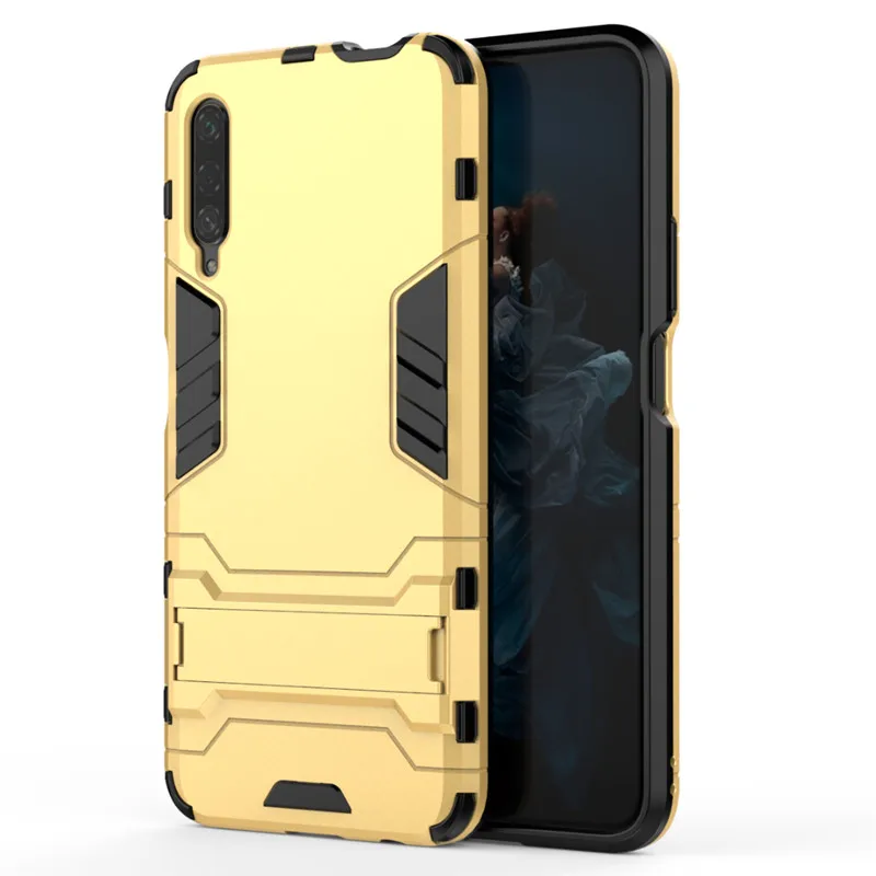 Золотой Чехол для honor 9x 8x 7x 6x 5x Gr5 9 электронных сигарет, Современная замена, xPro Чехол подставка противоударный жесткий чехол на honor 6c pro 9 10 lite coque fundas - Цвет: Золотой