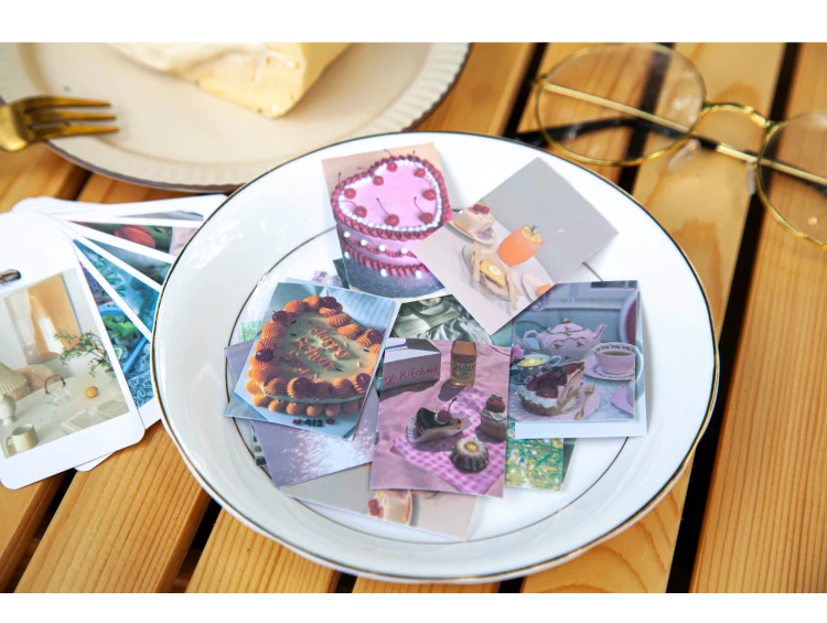 Mr.paper 8 Design Ins Style Japanese Romantic Series Frame Sticker Creative Mini Pocket Decoration DIY Material Sticker