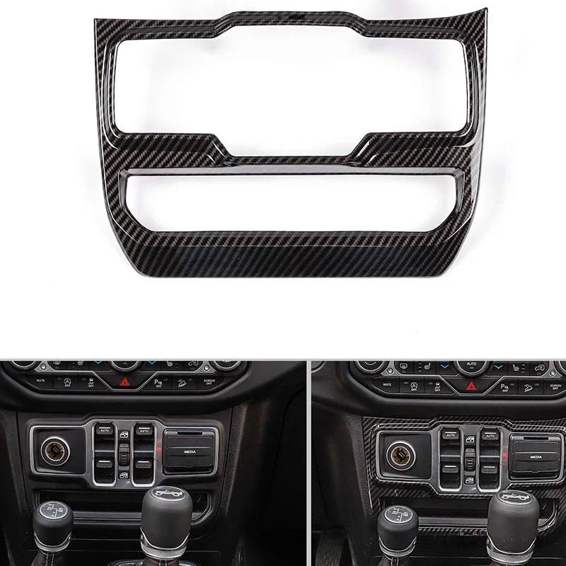 Накладки на интерьер для Jeep Wrangler JL+ Декоративные наклейки для панели управления окон, аксессуары для интерьера для Jeep JL