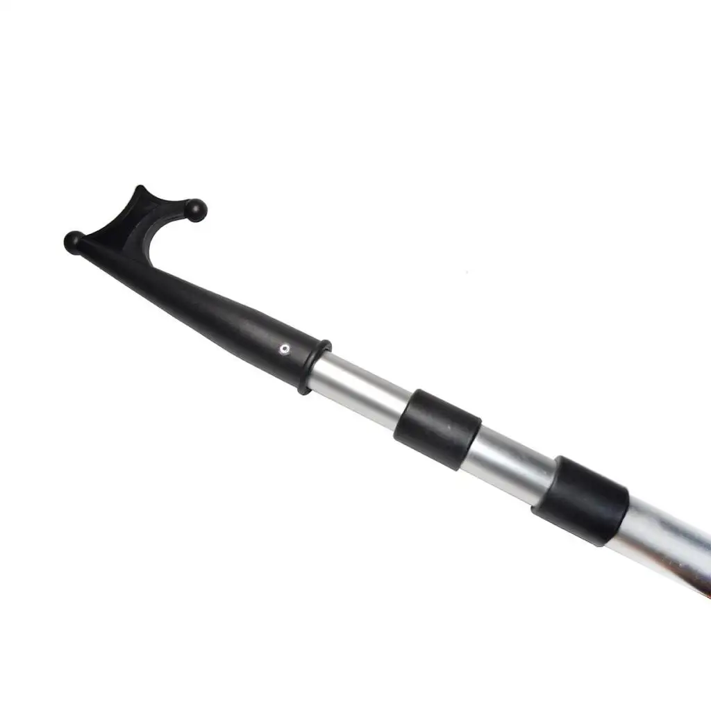 Boat Hook -Telescoping, Floating & Unbreakable - Extends From 42' To 92'
