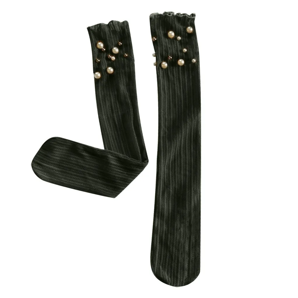 Зеленый Детские удобные хлопковые носки, эластичные носки средней длины с рисунком - Цвет: Зеленый