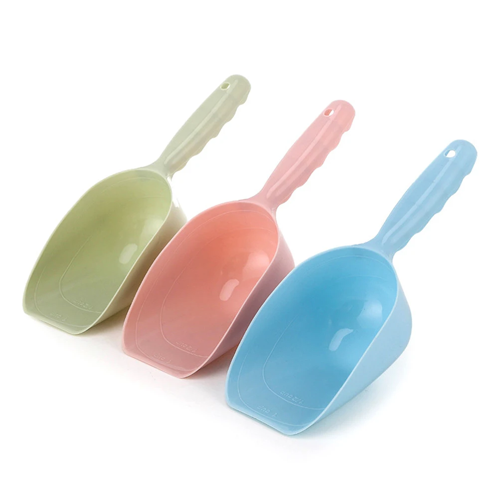 

Pet Feeding Shovel Cat Food Scoop Large Capacity Thickening Cat Dog Spoon Plastic Shovel Pet Feeder Dropship