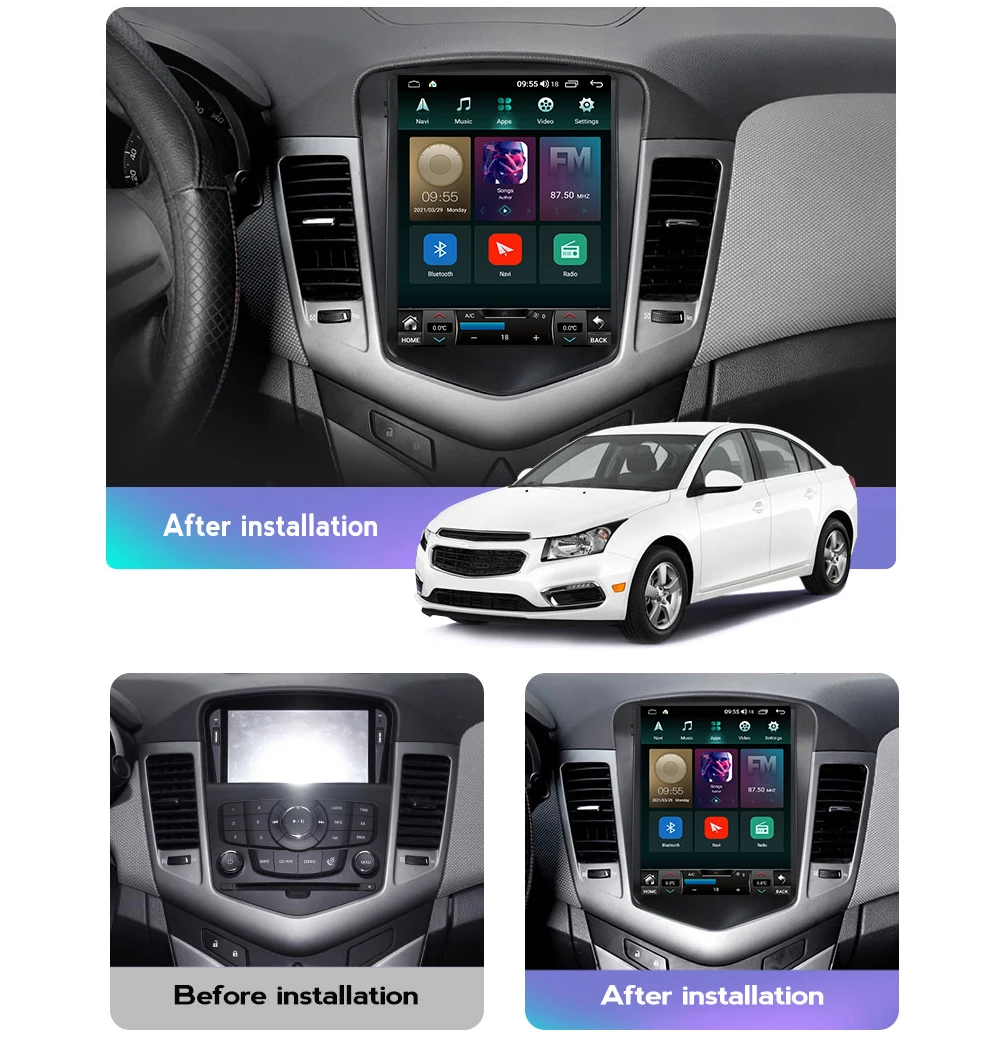 DSP Car Radio GPS Android 11 for 