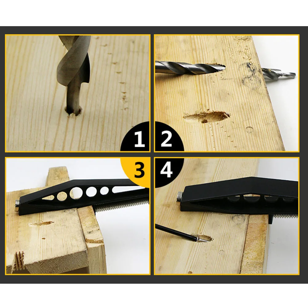 Pocket Hole Jig Drilling Joints Pull Hole Woodworking Clip Fixed