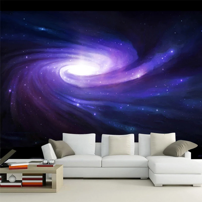 

Dropship Custom Mural Wallpaper 3D Galaxy Space Fresco TV Background Wall Children's Room Decor Wall Papers Papel De Parede