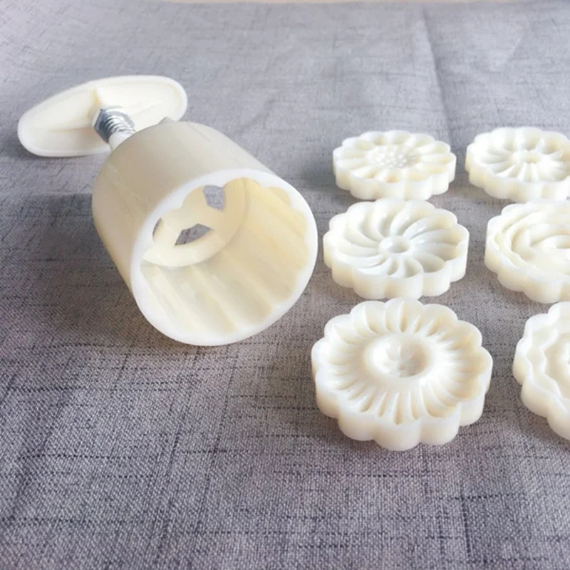 7 шт. ручная форма для выпечки китайских пирожных DIY форма для печенья Бытовая форма для выпечки китайских пирожных