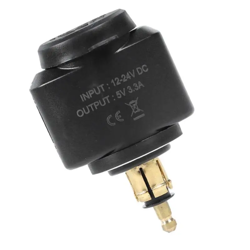 Мотоцикл 3.1A двойной USB Адаптер зарядного устройства для BMW Hella/DIN Powerlet Plug