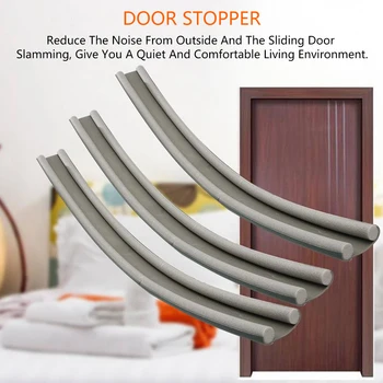

Flexible Door Bottom Sealing Strip Guard Sealer Stopper Door Weatherstrip Guard Wind Dust Blocker Sealer Stopper Door Seal 95CM