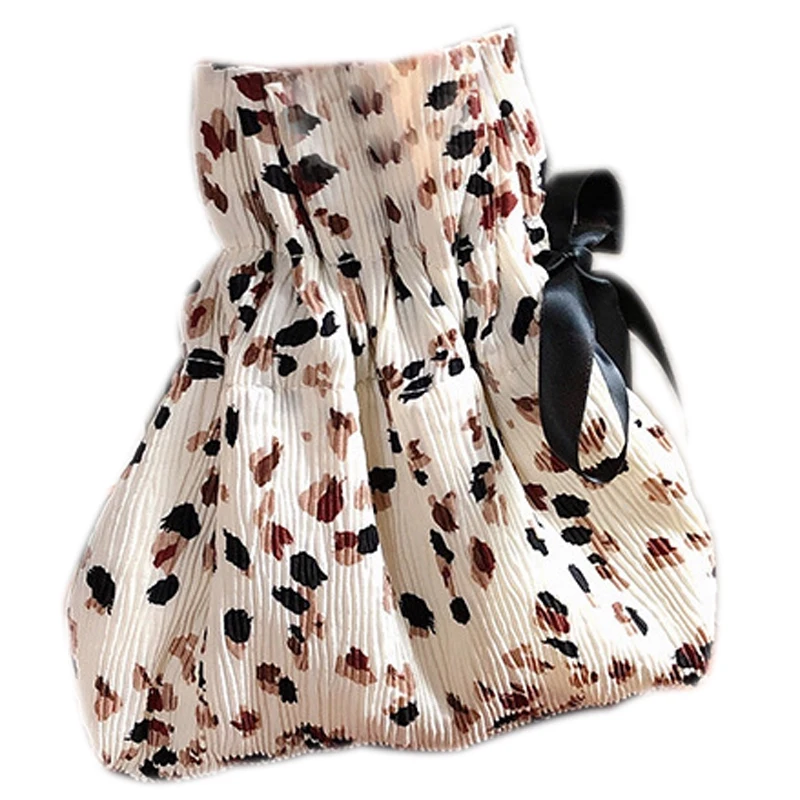 

Retro Print Drawstring Bucket Bag Ms. Messenger Bag Shoulder Bag Chain Floral Tote