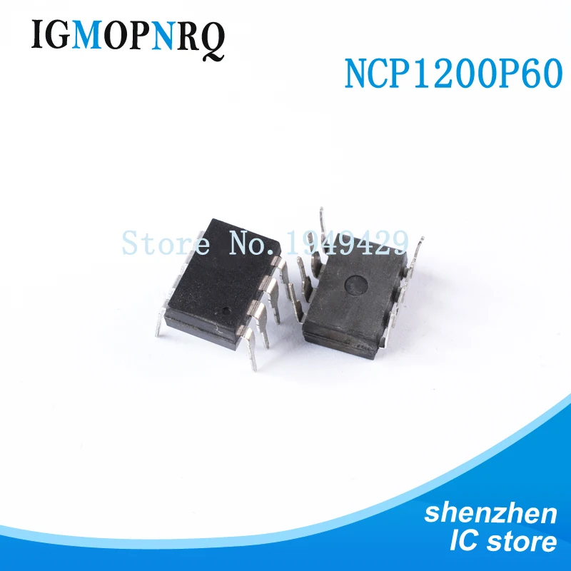 10 шт. NCP1200P60 DIP8 1200P60 переключатель контроллер 60 кГц режим SMPS ток PWM Новый |