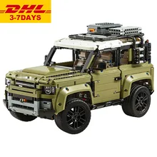 Guardian Внедорожник Land Car Rover Fit Technic Defender 42110 модель строительные блоки кирпичи игрушки для детей Рождество