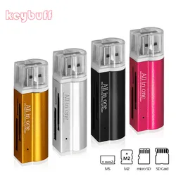 Lecteur Flash USB 2.0 coloré tout en 1, adaptateur de carte mémoire pour Micro SD SDHC TF mini lecteur de carte sd 